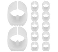 CORHAD Protectores para Patas de Sillas de Plástico Fundas Tubulares Antideslizantes para Muebles 12 Unidades para Proteger Pisos de Madera Oficina y Hogar