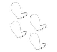 CORHAD Púas Metálicas Huecas Para Banjo y Guitarra Diseño Ergonómico Con Dedo Pulgar Índice Accesorios Versátiles Color Plateado Para Técnicas De Interpretación Variadas