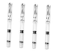 CORHAD Recargable 4 Piezas Pluma Fuente Cepillo Pluma De Dibujo Pluma De Tinta Recargable Pluma De Pincel Recargable De Tinta Recargables Pluma De Pincel De Caligrafía De Dibujo