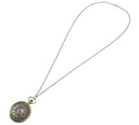 CORHAD Reloj de Bolsillo Pequeño Tapa Retro, Diseño Vintage en Aleación de Zinc Dorado, Accesorio Atemporal para Mujeres y Hombres Ocasión