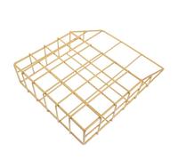 CORHAD Revistero de Pared de Hierro Dorado Resistente, Estantería Colgante para Periódicos y Revistas, Organizador Vertical Multifuncional para Baño, Oficina y Hogar, Incluye Adhesivos