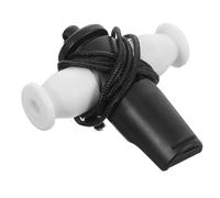 CORHAD Silbato Samba De Negro Con Sonido y Potente Ligero y Portátil Con Cordón Instrumento De Percusión Para Método Orff y Enseñanza Musical