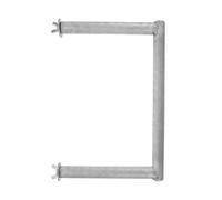 CORHAD Soporte de Acero Inoxidable Texturizado para Loros, Percha de Juego, Accesorio Seguro para adiestramiento de Aves, Ideal para agapornis, periquitos y cotorras.