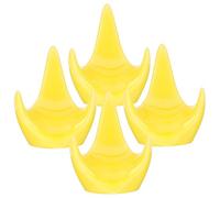 CORHAD Soporte de Exhibición de Ocarina Paquete de 4 Soporte de Cerámica de Forma Única para Ocarinas de 6 o 12 Agujeros Estable Y Fácil de Usar