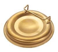 CORHAD Soporte para Cucharón Diseño Creativo de Acero Inoxidable Dorado Impide que Ruede y Decora la Mesa con Elegancia para Cocina