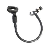 CORHAD Soporte Para Micrófono C-type Clip Rotativo y Estante De Almacenamiento Para Grabaciones Streaming y Podcasting Negro