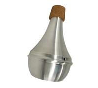 CORHAD Sordina de Práctica para Trompeta Ligera de Aleación de Aluminio Corcho Integral, Silenciador para Trombón, Accesorio Musical para Práctica en Casa, Reducción de Volumen