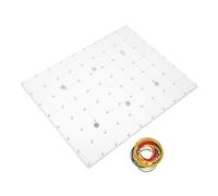 CORHAD Tablero Magnético para Enseñar Clavos Juguete De Aprendizaje Preescolar Tablero De Clavijas para Patrón Matemático Geoplano Juguetes Geométricos