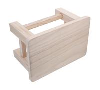 CORHAD Taburete de Madera Maciza para el hogar, Taburete Escalonado pequeño, Asiento Auxiliar Multifuncional, con Bordes Redondeados y Ligero