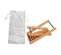 CORHAD Taburete De Madera Para Guitarra Portátil Ajustable Y Cómodo Para Diferentes Estilos De Guitarra