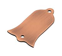 CORHAD Tapa Metálica De Bronce Suministro De Bajos Cubierta Protectora Para Alma De Guitarra Tapa De Tensor Para Guitarra Accesorio De Bajo Cubierta De Barra De Armadura De Guitarra Metal