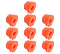 CORHAD Tapas de Protección de Pernos y Tuercas Compatibilidad y Resistencia al Aire Libre de Plástico 10 Naranja para Parques Infantiles y Jardines