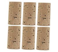 CORHAD Tapones De Corcho Natural Para Flauta, 6 Piezas De Repuesto Para Cabeza De Flauta, Accesorios Duraderos Para Reparación y Sellado Seguro En Instrumentos De Viento y Madera