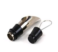 CORHAD Tapones de Vino de Acero Inoxidable Pack de 10 Piezas Orificio de Reflujo y Función Aireadora Diseño Moderno y Elegante para Casa y Restaurante