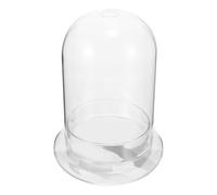 CORHAD Terrario de Vidrio para Plantas y Flores Campana de Cristal Ligera y Resistente, Maceta Decorativa Adecuado para Oficina y Jardín, Diseño Artístico y Simple