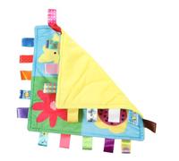 CORHAD Toalla Relajante para Ñiño Etiquetas Diseño Flor Material de Felpa Suave Fomenta la Creatividad Se Puede Enganchar a Portabebés Adecuada para Recién Nacidos 1 Pieza