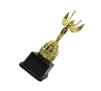 CORHAD Trofeo de Plástico Dorado Forma de Diosa, Adecuado para Actividades de Evaluación y Competencias Deportivas Reutilizable