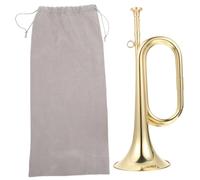 CORHAD Trompeta de Latón para Banda Militar, Resistente Acabado Exquisito, Adecuada para Principiantes en Conjunto Musical Militar y Bandas Escolares