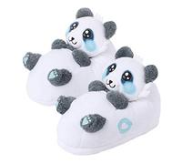 corimori Mei el Panda Zapatillas De Casa Mujer (10 + modelos) Talla Única 34-44, Color Negro y Blanco (1847)