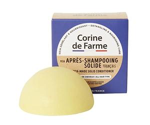Corine de Farme - Acondicionador Sólido con Manteca de Cacao y Karité - Fórmula Biodegradable y Vegana - Sin Sulfatos Ni Parabenos - Cosmético Natural - Francia - 50gr