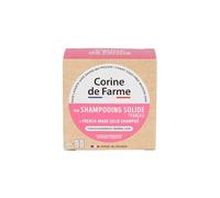 Corine de Farme - Champú Sólido Cabello Normal con Aceite de Almendras Dulces - Fórmula Eco-Diseñada y Vegana - Sin Sulfatos Ni Parabenos - Cosmético Natural - Fabricado en Francia - 75 gr