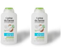Corine de Farme - Gel de Ducha Supergraso con Extracto de Coco 500ml - Producto de Baño para Piel del Cuerpo - Sin Parabenos Ni Sulfatos - Cosmético Natural Dermatológico (Paquete de 2)
