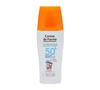 Corine de Farme Leche protectora SPF50+ Kids - Alta protección solar para cara y cuerpo - para la piel sensible de los niños - Monoï de Tahití - Hipoalergénico - 150 ml - Fabricado en Francia