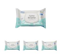 Corine de Farme - Toallitas Húmedas Limpiadoras para Bebé Fresh & Natural x70 - Hecho con Fibra Vegetal 97% Origen Natural - desde Nacimiento - Tapa con Cierre (Paquete de 4)