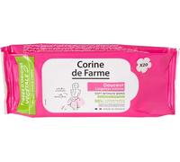 Corine de Farme - Toallitas Intimas Suaves para Mujer - 98% de Origen Natural, con Flor de Almendro - Limpieza, Higiene y Frescor - Uso Diario - x20 Unidades (Paquete de 5)