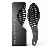 Corioliss Cepillo de Pelo Esqueleto Antitirones y Antirotura, Desenredante Sin Tirones con Cerdas Dobles, Anti Frizz y Antienredos, Peinado Fácil para Todo Tipo de Cabello - The Vent Brush Black