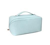 CORIOS Bolsa de Cosméticos para Mujeres Gran Capacidad Bolso de Tocador Impermeable Bolsa de Maquillaje Bolso Portátil del Lavado del Viaje para Viajes Baño Almacenamiento Azul