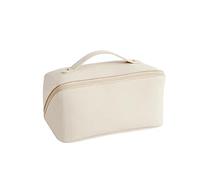 CORIOS Bolsa de Cosméticos para Mujeres Gran Capacidad Bolso de Tocador Impermeable Bolsa de Maquillaje Bolso Portátil del Lavado del Viaje para Viajes Baño Almacenamiento Blanco