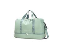 CORIOS Bolsa de Fitness Bolsa de Viaje de Gran Bolsa de Mano Equipaje Bolsa de Natación Bolsa de Gimnasio con Compartimento Zapatos para Playa Bolsa Fin de Semana para Hombres y Mujeres Verde