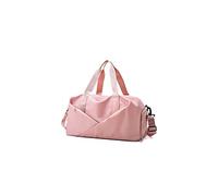 CORIOS Bolsa de Fitness Hombres Bolsa de Viaje Mujeres Bolsa de Mano Equipaje Gran Bolsa de Natación Bolsa Deportivas de Gimnasio con Bolsillo de separación húmedo y seco y Zapato Compartimento Rosa