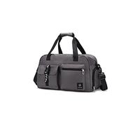 CORIOS Bolsa de Fitness Mujeres/Hombres Bolsa de Viaje Gran Bolsa de Fitness Bolsa de Natación Bolsa de Mano Equipaje Bolsa Deportivas de Gimnasio con Zapato Compartimento Gris
