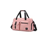 CORIOS Bolsa de Fitness Mujeres/Hombres Bolsa de Viaje Gran Bolsa de Fitness Bolsa de Natación Bolsa de Mano Equipaje Bolsa Deportivas de Gimnasio con Zapato Compartimento Rosa