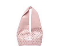 CORIOS Bolsa de Mano para Mujer Bolso de Hombro en PU Cuero Bolso Bajo el Brazo con Diseño de Tachuelas Bolsa Shopper con Capacidad Media Moda Tote para Compras Viajes Trabajo Rosa