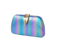 CORIOS Bolsa de Noche para Mujer Bolso de Fiesta Bolsa de Cadena Bolso de Mano Elegante Bolso de Hombro Bolso Bandolera para Fiesta de Graduación Banquete Boda Azul Verde