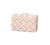 CORIOS Bolsa de Noche para Mujer Bolso de Fiesta Bolso de Mano con Cadena Bolso de Boda Retro Bolso de Hombro Elegante Clutch Bolsos Bandolera para Banquete Fiesta Partido Albaricoque