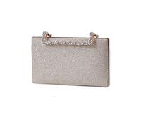 CORIOS Bolsa de Noche para Mujer Bolso de Fiesta Brillante Bling Bolso de Mano Bolsa de Cadena Bolso de Hombro Elegante Bolso Bandolera para Fiesta de Graduación Boda Banquete Champán Oro
