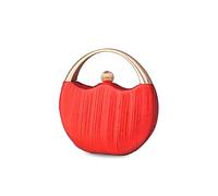 CORIOS Bolsa de Noche para Mujer Bolso de Fiesta Brillante Bolso de Mano Bolsa de Cadena Bling Bolso de Hombro Elegante Bolso Bandolera para Fiesta de Graduación Banquete Boda Rojo