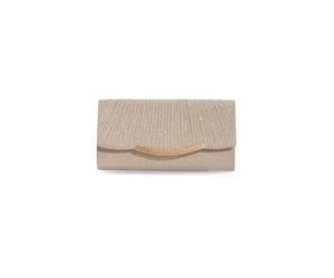 CORIOS Bolsa de Noche para Mujer Bolso de Fiesta de Lentejuelas Bolso de Mano con Cadena Bolso de Boda Brillante Bolso de Hombro Elegante Banquete Fiesta de Graduación Bolso Bandolera Champán