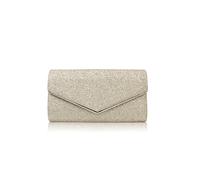 CORIOS Bolsa de Noche para Mujer Brillante Bolso de Mano Bolso de Fiesta Bling Bolso de Hombro Elegante Bolso Bandolera Bolsa de Cadena para Fiesta de Graduación Boda Banquete Dorado