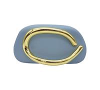 CORIOS Bolsa de Noche para Mujer Cuero PU Acrílico Clutch Bolso de Boda Asa Metálica Bolso de Fiesta Elegante Bolso de Hombro Bandolera con Cadena para Banquete Fiesta de Graduación Azul