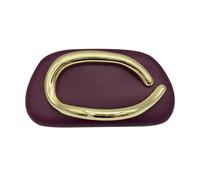 CORIOS Bolsa de Noche para Mujer Cuero PU Acrílico Clutch Bolso de Boda Asa Metálica Bolso de Fiesta Elegante Bolso de Hombro Bandolera con Cadena para Banquete Fiesta de Graduación Morado