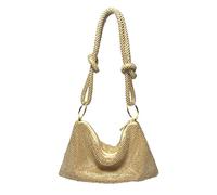 CORIOS Bolsa de Noche para Mujer Diamantes de Imitación Clutch Bolso de Fiesta Bolsos Bandolera Bolso de Hombro Bolsas de Mensajero para Fiesta de Graduación Banquete Boda Dorado