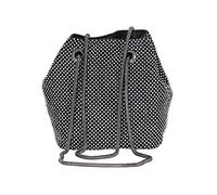 CORIOS Bolsa de Noche para Mujer Diamantes de Imitación Clutch Bolso de Fiesta Elegante Bolso de Hombro Bolsos Bandolera Bolsas de Mensajero para Fiesta de Graduación Boda Banquete Negro