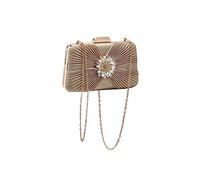 CORIOS Bolsa de Noche para Mujer Diamantes de Imitación Clutch Bolso de Fiesta Pequeña Bolso de Boda Lujoso Bolso de Hombro Elegante Fiesta de Graduación Banquete Bolsos Bandolera Champán