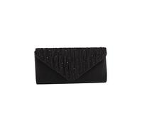 CORIOS Bolsa de Noche para Mujer Diamantes de Imitación Clutch Bolso de Mano con Cadena Bolso de Fiesta Elegante Bolso de Hombro Bolsa de Cadena para Fiesta de Graduación Banquete Boda Negro