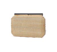 CORIOS Bolsa de Noche para Mujer Elegante Bolso de Mano Bolso de Fiesta Pequeña Bolsa de Cadena Bolso Bandolera PU Cuero Bolso de Hombro para Fiesta de Graduación Boda Banquete Amarillo Claro